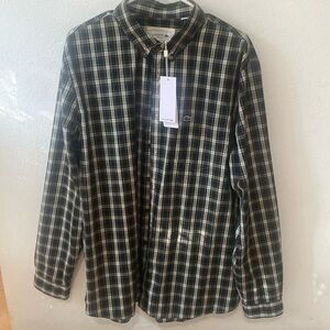 Lacoste plaid 44/XL Brand New w/ tags